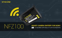 Batterie Nitecore pour appareils Sony - 2280 mAh - 7,2V - 16,4Wh