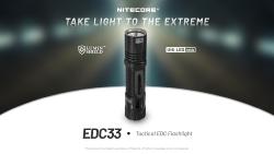 Lampe torche EDC33 - 4000Lm - 115,6mm - Dia-tête : 25,4mm