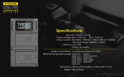 Chargeur USN4 PRO pour batteries d’appareil photo – Compatible Sony NP-FZ100 