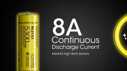 Batterie Rechargeable 21700 Li-ion - Capacité 5300mAh - 19,08Wh