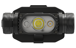 Lampe frontale HC65M V2 - 1750Lm - Lg : 90,8mm - Dia-tête 26,95mm - Montage NVG