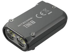 Lampe porte-clés Tini 2 Grise - 500Lm - Lg : 47mm - Lrg : 25mm