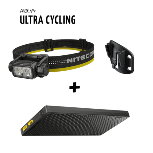 Pack Ultra Cycling n°2 : NU45 + Fixation Casque HLB40 + NB10000G3