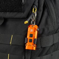 Lampe porte-clés TIP3 Orange - 720Lm - Dim : 62mm x 26mm x 15mm