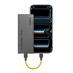 Batterie externe en carbone 4e génération - 10 000mAh - 5V/3A - 22,5W