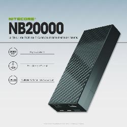 Batterie externe en carbone - 20 000 mAh - 45W