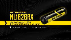 Accus Li-ion 18650 Rechargeable - 2600mAh - 3,6V- 12,6Wh - port USB-C