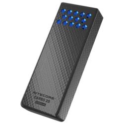Batterie externe en carbone CARBO20 Bleue - 20000mAh
