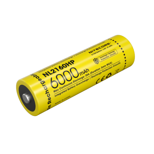 Batterie Rechargeable 21700 Haute Performance - Capacité 6000mAh - 3,6V
