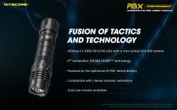 Lampe torche Precise 10iX - 4000LM - Lg : 137,2mm - Dia-tête : 25,4mm