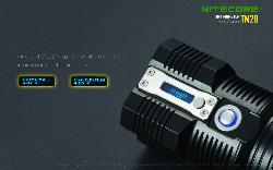 Lampe torche Tiny Monster 28BI + Accus - 6000Lm - Lg : 142mm - Dia-tête : 57x57mm