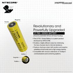 21700 Intelligent Battery Système - 80lm - Power bank - 5 000mAh