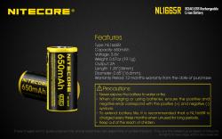 Accus Li-ion - 650mAh - 3.6V - Rechargeable USB