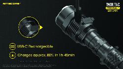 Tiny Monster 9K Tactique -  9800Lm - Lg: 125mm - Dia-tête : 40mm 