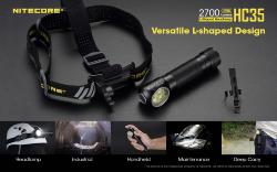 Lampe Frontale HC35 - 2700Lm