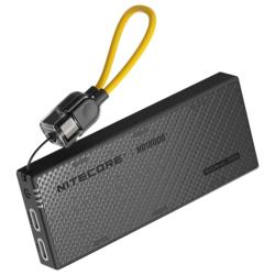 Batterie externe en carbone 4e génération - 10 000mAh - 5V/3A - 22,5W