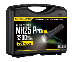 Kit Lampe torche Multitask Hybrid 25PRO - 3300Lm - Lg : 154mm - Dia-tête : 40mm