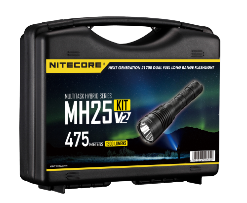 Lampe torche Multitask Hybrid 25V2 Pack 1 - 1300Lm - Lg : 157,2mm - Dia-tête : 40mm