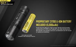 Rechargeable 40 V2 - 1 200Lm - Lg : 159mm - Dia-tête : 40mm