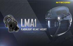 LMA1 - Support de casque pour lampe - Dia.corps : 25.4mm - Rails ARC