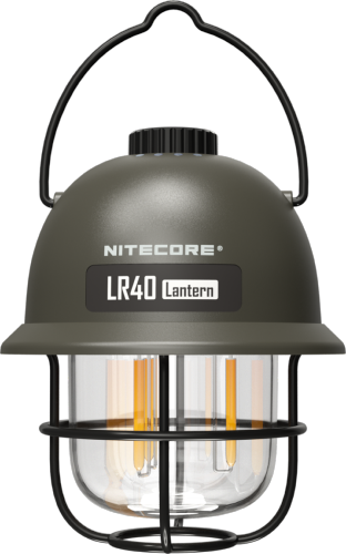 Lanterne Rétro multifonction LR40 -  Rechargeable en USB-C - Kaki - 100Lm - Lg : 117mm - LR : 96mm