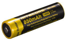 Accus Li-ion 14500 - 850mAh - 3.7V - 2,8Wh -remplace NL147