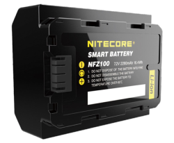 Batterie Nitecore pour appareils Sony - 2280 mAh - 7,2V - 16,4Wh