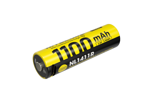 Accu Li-ion 14500 - Capacité 1100mAh - 3,6V