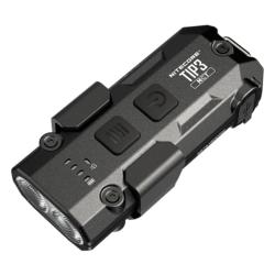 Lampe porte-clés TIP3 Noire - 720Lm - Dim : 62mm x 26mm x 15mm