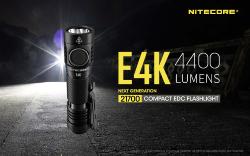 Lampe torche Explorer 4K - 4400lm - Lg : 118 - Dia-tête : 28,6mm