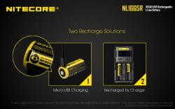 Accus Li-ion - 650mAh - 3.6V - Rechargeable USB