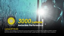 Lampe torche Precise 23i - 3000Lm - Lg : 143,5mm - Dia-tête : 31,8mm 