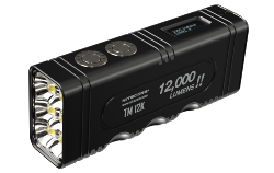 Lampe torche Tiny Monster 12K - 12000Lm - Lg : 108mm - Lrg : 41mm