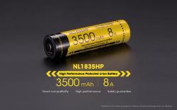 Accus Li-ion 18650 High discharge - 3500mAh - 3,7V - 12,6Wh