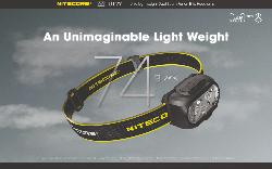 Lampe Frontale UT27 - 520Lm - Lg : 52mm - 1 batterie HLB1300