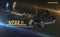 Lampe Frontale UT32 - 1100Lm - 5700K/3000K -  Lg : 96mm - Dia-tête : 27,6mm