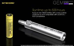 Lampe torche GEM 10UV - 365nm - Lg : 135mm - Dia : 16mm