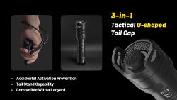 Lampe torche Precise 23i - 3000Lm - Lg : 143,5mm - Dia-tête : 31,8mm 