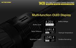 Lampe torche Tiny Monster 39 + batterie - 5200Lm - Lg : 276mm - Dia-tête : 90mm