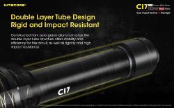 Lampe torche Chameleon Infrarouge - 2500Lm - Lg : 148mm - Dia-tête : 40mm