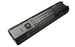 Lampe torche EDC 07 Noire - 1500Lm - Lg : 120mm - Dia-tête : 31mm x 17mm 