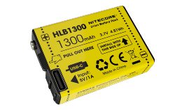 Batterie Li-ion HLB1300 pour UT27NEW / UT27NEWPRO / HA13 - 1300mAh - 4,81Wh