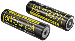 Batterie Rechargeable 21700 Li-ion Haute Performance - Capacité 6000mAh  - 3,6V