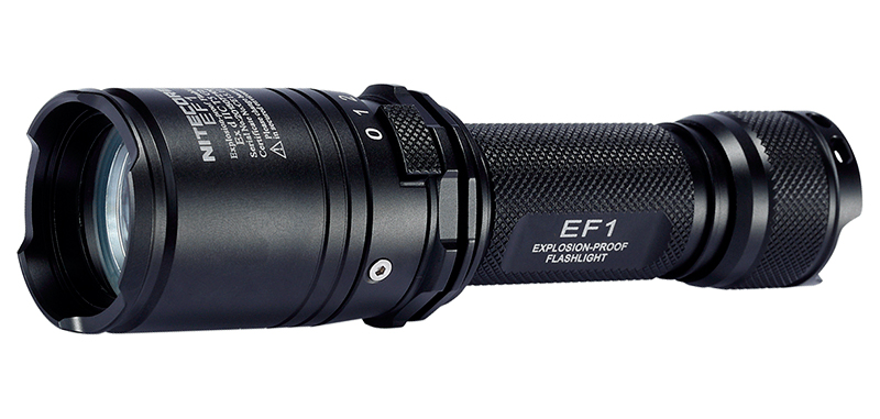 Lampe torche EF 1 - 830Lm - Lg : 152mm - Dia-tête : 40mm