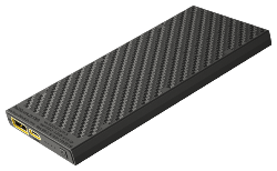 Batterie externe en carbone 2e génération - 10 000mAh - 5V / 3A - 18W