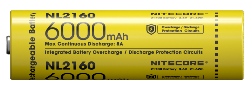 Batterie Rechargeable 21700 Li-ion - Capacité 6000mAh - 3,6V