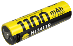 Accu Li-ion 14500 - Capacité 1100mAh - 3,6V