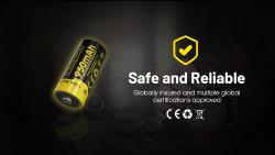 Accu Li-ion 16340 - Capacité 950mAh 