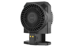 Ventilateur portable professionnel CW30 Noir - Télécommande - Rechargeable