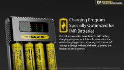Chargeur Intelligent Ci4 - 4 ports de charge - 3000mA chacun - Ecran LCD
